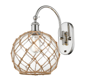 Ballston One Light Wall Sconce in Polished Nickel (405|9181WPNG12210RB)