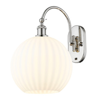 Ballston One Light Wall Sconce in Polished Nickel (405|9181WPNG121712WV)