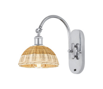 Ballston One Light Wall Sconce in Polished Chrome (405|9181WPCNBD275NAT)