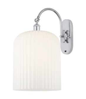 Ballston One Light Wall Sconce in Polished Chrome (405|9181WPCG55912GWH)