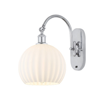 Ballston One Light Wall Sconce in Polished Chrome (405|9181WPCG121710WV)