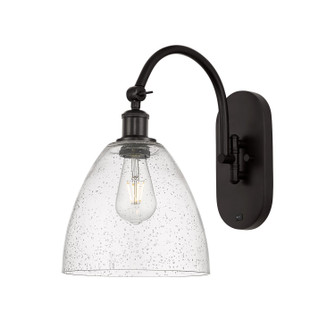 Ballston One Light Wall Sconce in Oil Rubbed Bronze (405|9181WOBGBD94)