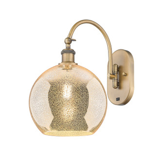 Ballston One Light Wall Sconce in Brushed Brass (405|9181WBBG12810)