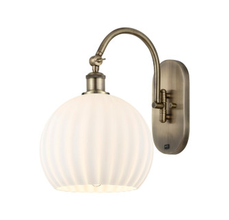 Ballston One Light Wall Sconce in Antique Brass (405|9181WABG121710WV)