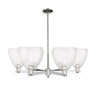 Arcadia Six Light Chandelier in Polished Nickel (405|7166CRPNGBD94)