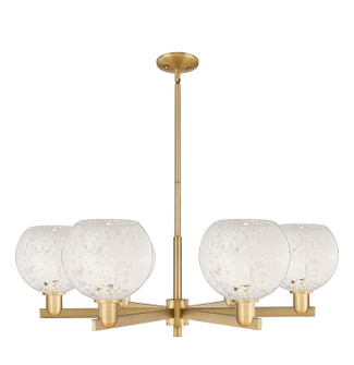 Arcadia Six Light Chandelier in Brushed Brass (405|7166CRBBG12168WM)