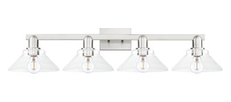 Arcadia Four Light Bath Vanity in Brushed Satin Nickel (405|7164WSNG132)