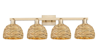 Arcadia Four Light Bath Vanity in Champagne Bronze (405|7164WCBRBD8NAT)