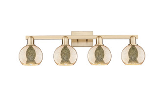 Arcadia Four Light Bath Vanity in Champagne Bronze (405|7164WCBG1286)