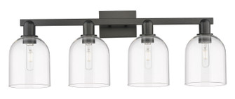 Arcadia Four Light Bath Vanity in Matte Black (405|7164WBKG5586CL)