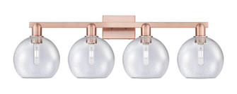 Arcadia Four Light Bath Vanity in Antique Copper (405|7164WACG1248)