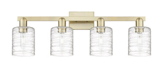 Arcadia Four Light Bath Vanity in Antique Brass (405|7164WABG1113)