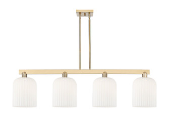 Arcadia Four Light Island Pendant in Champagne Bronze (405|7164ICBG5598GWH)