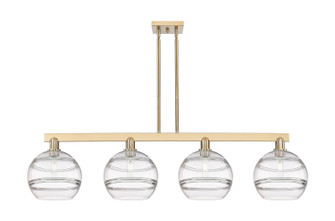 Arcadia Four Light Island Pendant in Champagne Bronze (405|7164ICBG55610CL)