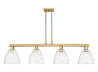 Arcadia Four Light Island Pendant in Brushed Brass (405|7164IBBGBD94)
