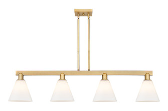Arcadia Four Light Island Pendant in Brushed Brass (405|7164IBBGBC81)