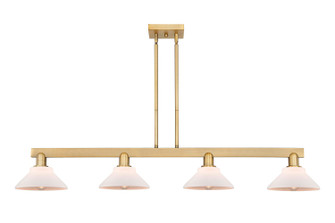 Arcadia Four Light Island Pendant in Brushed Brass (405|7164IBBG131)