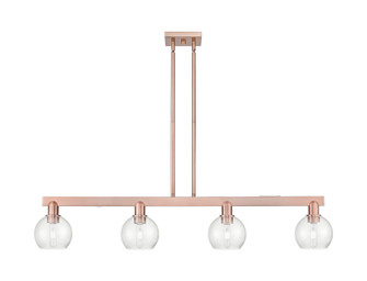 Arcadia Four Light Island Pendant in Antique Copper (405|7164IACG1246)