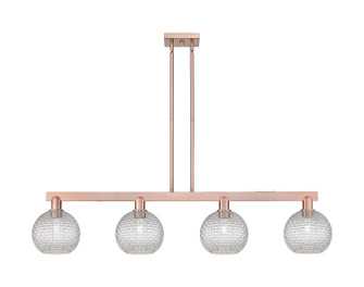 Arcadia Four Light Island Pendant in Antique Copper (405|7164IACG122C8CL)