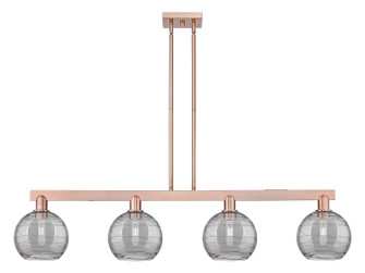 Arcadia Four Light Island Pendant in Antique Copper (405|7164IACG12138SM)