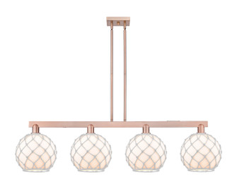 Arcadia Four Light Island Pendant in Antique Copper (405|7164IACG12110RW)