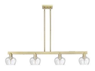 Arcadia Four Light Island Pendant in Antique Brass (405|7164IABG92)