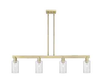 Arcadia Four Light Island Pendant in Antique Brass (405|7164IABG804)