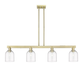 Arcadia Four Light Island Pendant in Antique Brass (405|7164IABG5586CL)