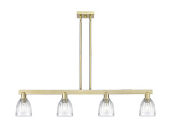 Arcadia Four Light Island Pendant in Antique Brass (405|7164IABG442)