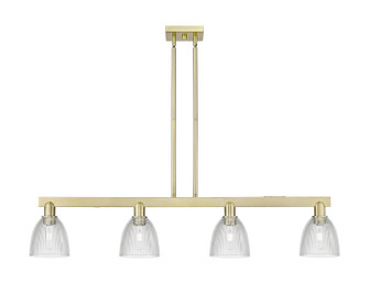 Arcadia Four Light Island Pendant in Antique Brass (405|7164IABG382)