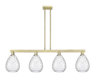 Arcadia Four Light Island Pendant in Antique Brass (405|7164IABG372)