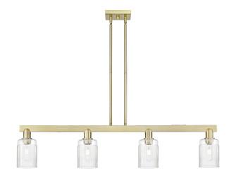 Arcadia Four Light Island Pendant in Antique Brass (405|7164IABG342)