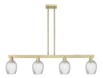 Arcadia Four Light Island Pendant in Antique Brass (405|7164IABG292)