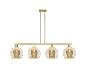 Arcadia Four Light Island Pendant in Antique Brass (405|7164IABG12810)