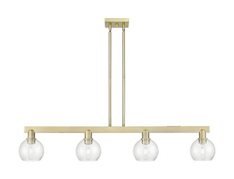 Arcadia Four Light Island Pendant in Antique Brass (405|7164IABG1246)