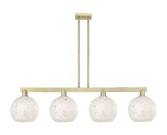 Arcadia Four Light Island Pendant in Antique Brass (405|7164IABG121610WM)