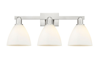 Arcadia Three Light Bath Vanity in Brushed Satin Nickel (405|7163WSNGBD751)