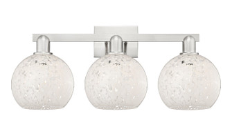 Arcadia Three Light Bath Vanity in Brushed Satin Nickel (405|7163WSNG12168WM)