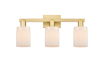 Arcadia Three Light Bath Vanity in Satin Gold (405|7163WSGG341)