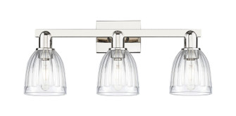 Arcadia Three Light Bath Vanity in Polished Nickel (405|7163WPNG442)