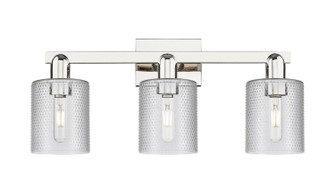 Arcadia Three Light Bath Vanity in Polished Nickel (405|7163WPNG112)