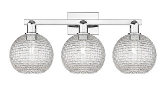 Arcadia Three Light Bath Vanity in Polished Chrome (405|7163WPCG122C8CL)