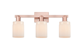 Arcadia Three Light Bath Vanity in Champagne Bronze (405|7163WCBG341)