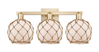 Arcadia Three Light Bath Vanity in Champagne Bronze (405|7163WCBG1218RB)