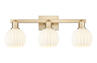 Arcadia Three Light Bath Vanity in Champagne Bronze (405|7163WCBG12176WV)