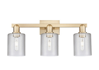 Arcadia Three Light Bath Vanity in Champagne Bronze (405|7163WCBG112)