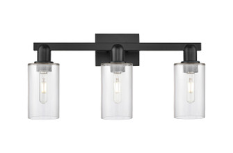 Arcadia Three Light Bath Vanity in Matte Black (405|7163WBKG802)