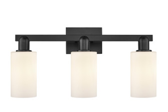 Arcadia Three Light Bath Vanity in Matte Black (405|7163WBKG801)