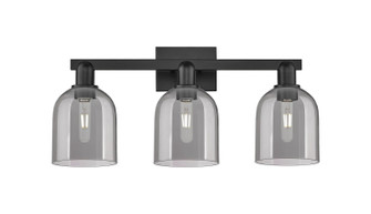 Arcadia Three Light Bath Vanity in Matte Black (405|7163WBKG5586SM)