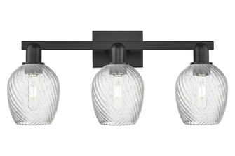 Arcadia Three Light Bath Vanity in Matte Black (405|7163WBKG292)
